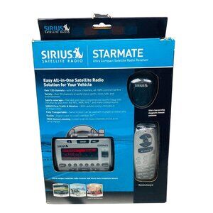 Sirius Starmate ST1 Satellite Radio Receiver W/ Remote & Manual Open Box